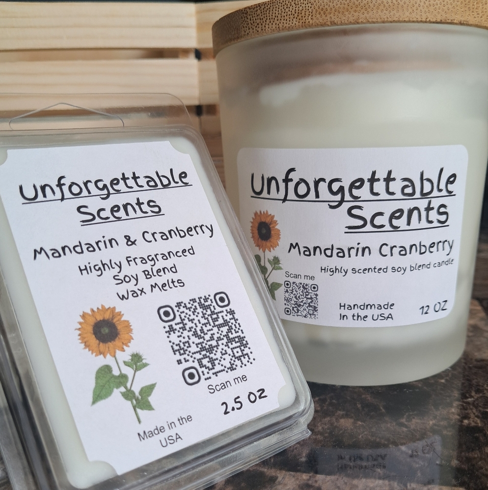 Unforgettable Scents Homemade Candles 💛